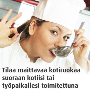 Ateriapalvelut Kuopion alueella tarjoaa Kuopion Kotiruokapalvelu. Puhelinnumero on 044 56 55 137.