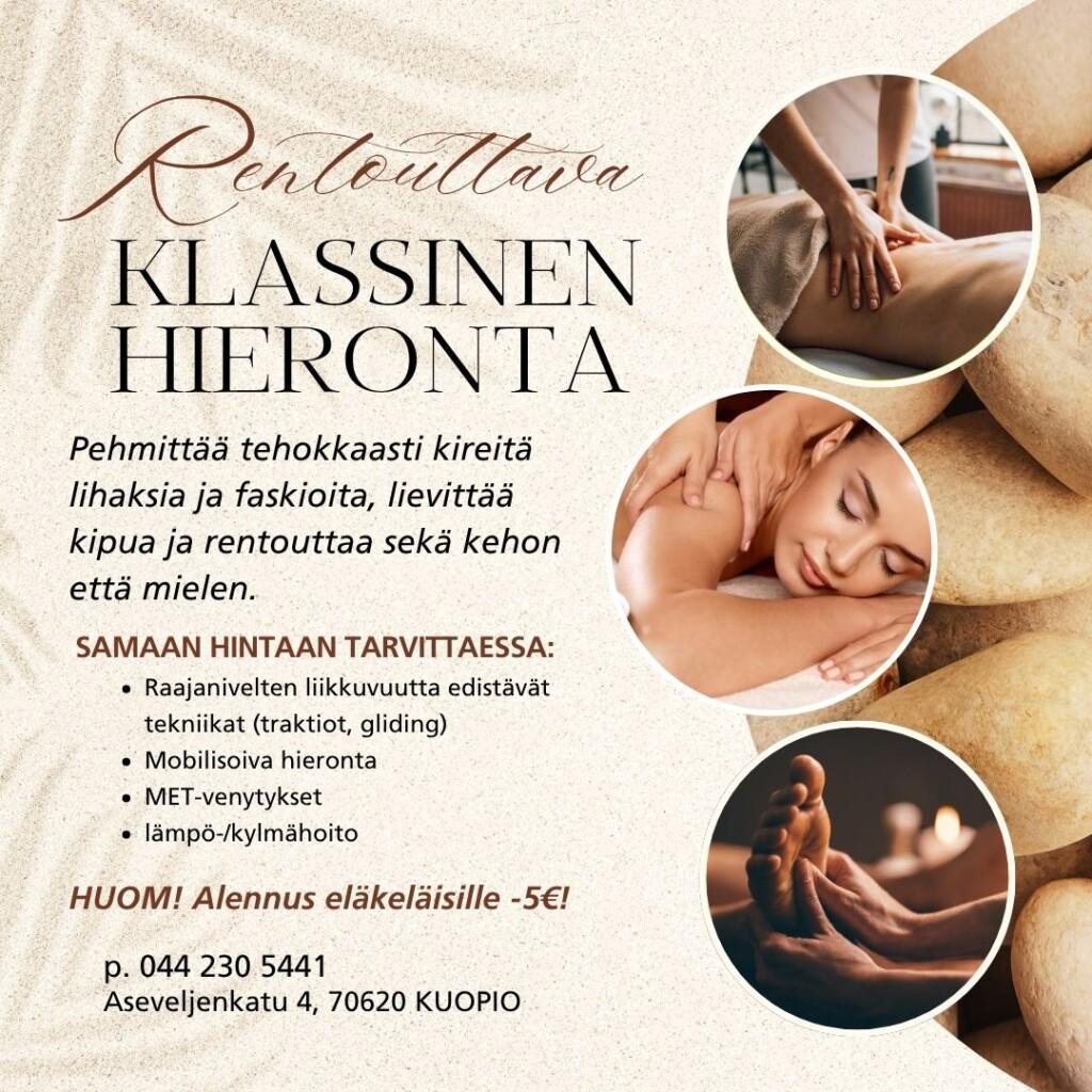 Klassinen hieronta